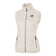 Add Carolina Panthers Cutter & Buck Women's Americana Rainier Full-Zip Vest - White To Your NFL Collection