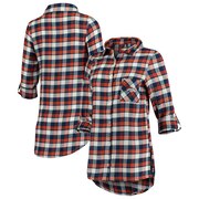 Add Denver Broncos Concepts Sport Women's Piedmont Flannel Button-Up Long Sleeve Shirt - Navy/Orange To Your NFL Collection