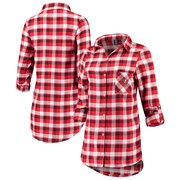 Add Tampa Bay Buccaneers Concepts Sport Women's Piedmont Flannel Button-Up Long Sleeve Shirt - Red/Black To Your NFL Collection