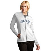 Add Indianapolis Colts Antigua Women's Leader Full Chest Graphic Desert Dry Full-Zip Jacket - White To Your NFL Collection