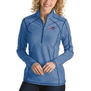 Add Buffalo Bills Antigua Women's Tempo Desert Dry Quarter-Zip Jacket - Heather Royal To Your NFL Collection