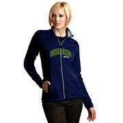 Add Seattle Seahawks Antigua Women's Leader Full Chest Graphic Desert Dry Full-Zip Jacket - College Navy To Your NFL Collection