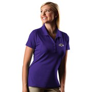 Add Baltimore Ravens Antigua Women's Pique Xtra-Lite Polo - Purple To Your NFL Collection