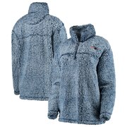 Order New England Patriots Women's Sherpa Quarter-Zip Pullover Jacket - Navy at low prices.