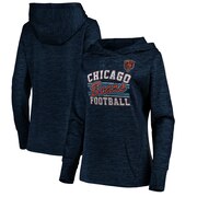 Add Chicago Bears Majestic Women's Showtime Quick Out Pullover Hoodie - Navy To Your NFL Collection