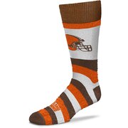 Add Cleveland Browns For Bare Feet Women's Pro Stripe Crew Socks To Your NFL Collection