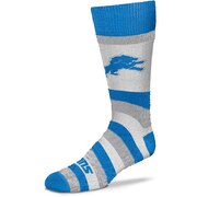 Add Detroit Lions For Bare Feet Women's Pro Stripe Crew Socks To Your NFL Collection