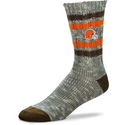 Add Cleveland Browns For Bare Feet Women's Alpine Tweed Crew Socks To Your NFL Collection