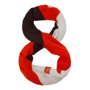 Add Cleveland Browns Women's Color Block Knit Infinity Scarf To Your NFL Collection