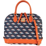 Add Denver Broncos Dooney & Bourke Women's Saffiano Signature Zip Zip Satchel Purse To Your NFL Collection