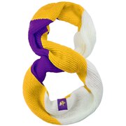 Add Minnesota Vikings Women's Color Block Knit Infinity Scarf To Your NFL Collection
