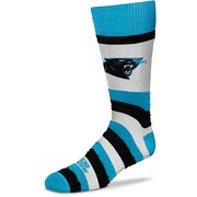 Add Carolina Panthers For Bare Feet Women's Pro Stripe Crew Socks To Your NFL Collection