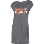 Add Cincinnati Bengals Concepts Sport Women's Cascades Nightshirt – Charcoal To Your NFL Collection