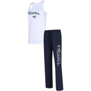 Add Los Angeles Rams Concepts Sport Women's Topic Tank Top & Pants Sleep Set - White/Navy To Your NFL Collection