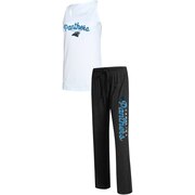 Add Carolina Panthers Concepts Sport Women's Plus Size Topic Tank Top & Pants Sleep Set - White/Charcoal To Your NFL Collection