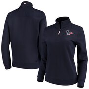 Order Houston Texans Vineyard Vines Women's Shep Shirt Quarter-Zip Pullover Jacket - Navy at low prices.