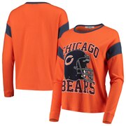 Add Chicago Bears Junk Food Women's Big Logo Long Sleeve T-Shirt - Orange To Your NFL Collection