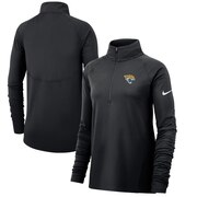 Add Jacksonville Jaguars Nike Women's Raglan Performance Half-Zip Core Jacket - Black To Your NFL Collection