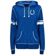 Add Indianapolis Colts Majestic Women's Athletic Tradition Full-Zip Hoodie - Royal To Your NFL Collection