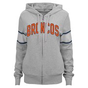 Add Denver Broncos Junior's Boyfriend Full-Zip Hoodie - Gray To Your NFL Collection