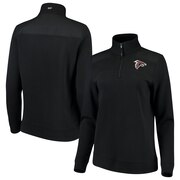 Add Atlanta Falcons Vineyard Vines Women's Shep Shirt Quarter-Zip Pullover Jacket - Black To Your NFL Collection