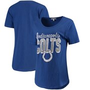 Add Indianapolis Colts Junk Food Women's Game Time T-Shirt - Royal To Your NFL Collection