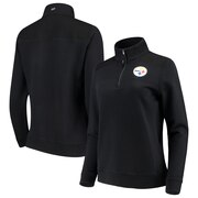 Add Pittsburgh Steelers Vineyard Vines Women's Shep Shirt Quarter-Zip Pullover Jacket - Black To Your NFL Collection