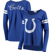 Add Indianapolis Colts Touch by Alyssa Milano Women's Free Agent Long Sleeve T-Shirt - Royal To Your NFL Collection