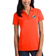 Add Miami Dolphins Antigua Women's Tribute Polo - Orange To Your NFL Collection