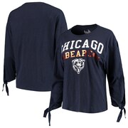 Add Chicago Bears Touch by Alyssa Milano Women's On The Fly Long Sleeve T-Shirt - Navy To Your NFL Collection