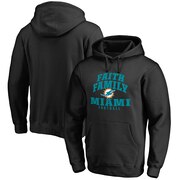 Add Miami Dolphins NFL Pro Line Faith Family Pullover Hoodie - Black To Your NFL Collection