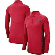 Add New England Patriots Nike Women's Core Half-Zip Pullover Jacket - Red To Your NFL Collection