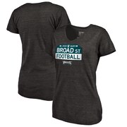 Add Philadelphia Eagles NFL Pro Line by Fanatics Branded Women's Hometown Collection South Broad Tri-Blend T-Shirt - Black To Your NFL Collection