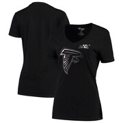 Add Atlanta Falcons G-III 4Her by Carl Banks Women's NFL 100 Fair Catch V-Neck T-Shirt - Black To Your NFL Collection