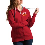 Add Kansas City Chiefs Antigua Women's NFL 100 Victory Full-Zip Hoodie - Red To Your NFL Collection