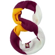 Add Washington Redskins Women's Color Block Knit Infinity Scarf To Your NFL Collection