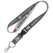 Add Cincinnati Bengals WinCraft Charcoal Buckle Lanyard To Your NFL Collection