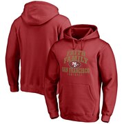 Add San Francisco 49ers NFL Pro Line Faith Family Pullover Hoodie - Red To Your NFL Collection