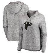 Add Atlanta Falcons NFL Pro Line by Fanatics Branded Women's Cozy Collection Prestige Pullover Hoodie - Heathered Gray To Your NFL Collection