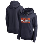 Add Denver Broncos NFL Pro Line by Fanatics Branded Women's First String Pullover Hoodie - Navy To Your NFL Collection