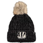 Add Cincinnati Bengals '47 Women's Team Color Meeko Cuffed Knit Hat - Black To Your NFL Collection