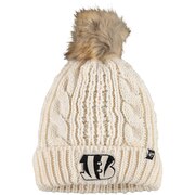 Add Cincinnati Bengals '47 Women's Meeko Cuffed Knit Hat - Cream To Your NFL Collection