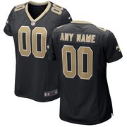 Add New Orleans Saints Nike Women's 2018 Custom Game Jersey - Black To Your NFL Collection