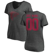 Add Atlanta Falcons NFL Pro Line by Fanatics Branded Women's Personalized One Color T-Shirt - Ash To Your NFL Collection