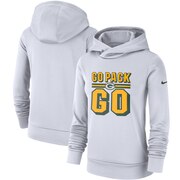 Add Green Bay Packers Nike Women's Local Performance Pullover Hoodie - White To Your NFL Collection