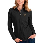 Add New Orleans Saints Antigua Women's Glacier Full-Zip Jacket - Black To Your NFL Collection