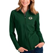 Add Green Bay Packers Antigua Women's Glacier Full-Zip Jacket - Green To Your NFL Collection