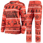 Add Cleveland Browns Women's Holiday Pajama Set - Orange To Your NFL Collection