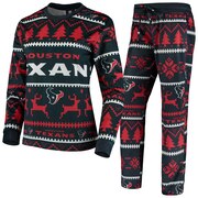 Add Houston Texans Women's Holiday Pajama Set - Navy To Your NFL Collection