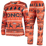 Add Denver Broncos Women's Holiday Pajama Set - Orange To Your NFL Collection